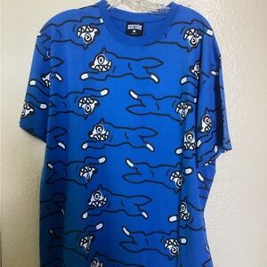 Icecream Blue Cartoon Graphic Tee